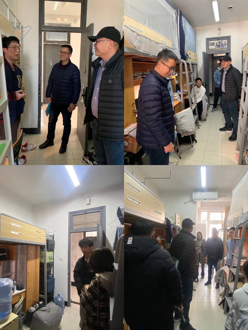 理学院领导新学期走访学生寝室